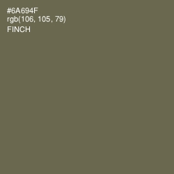 #6A694F - Finch Color Image