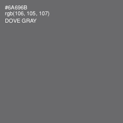 #6A696B - Dove Gray Color Image