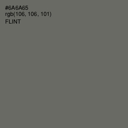 #6A6A65 - Flint Color Image