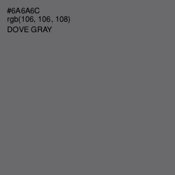 #6A6A6C - Dove Gray Color Image