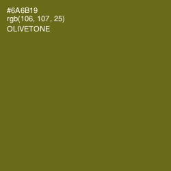 #6A6B19 - Olivetone Color Image