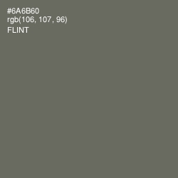 #6A6B60 - Flint Color Image