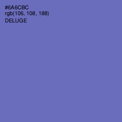 #6A6CBC - Deluge Color Image