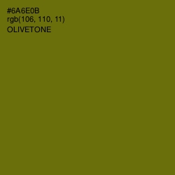 #6A6E0B - Olivetone Color Image