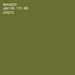 #6A6E30 - Crete Color Image