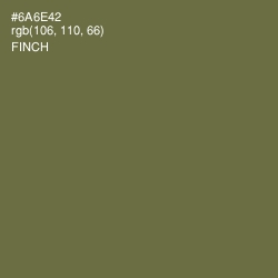 #6A6E42 - Finch Color Image
