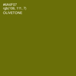 #6A6F07 - Olivetone Color Image