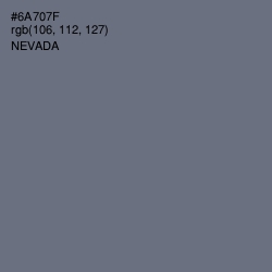 #6A707F - Nevada Color Image