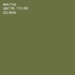 #6A7142 - Go Ben Color Image