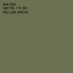 #6A7252 - Willow Grove Color Image