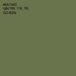 #6A744C - Go Ben Color Image