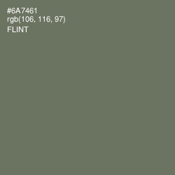 #6A7461 - Flint Color Image
