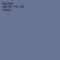 #6A7495 - Lynch Color Image