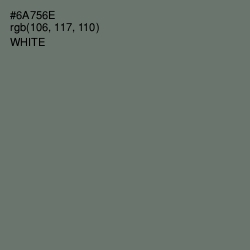 #6A756E - Dove Gray Color Image
