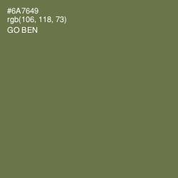 #6A7649 - Go Ben Color Image
