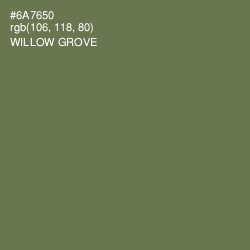 #6A7650 - Willow Grove Color Image