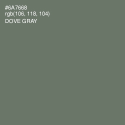 #6A7668 - Dove Gray Color Image