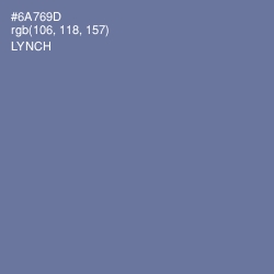 #6A769D - Lynch Color Image