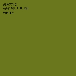 #6A771C - Olivetone Color Image