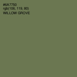 #6A7750 - Willow Grove Color Image