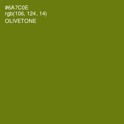 #6A7C0E - Olivetone Color Image