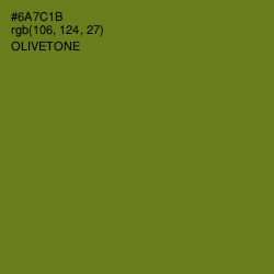 #6A7C1B - Olivetone Color Image