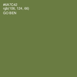 #6A7C42 - Go Ben Color Image