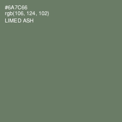 #6A7C66 - Limed Ash Color Image