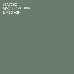 #6A7C6C - Limed Ash Color Image