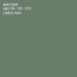 #6A7D6B - Limed Ash Color Image