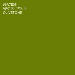 #6A7E05 - Olivetone Color Image