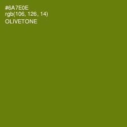 #6A7E0E - Olivetone Color Image