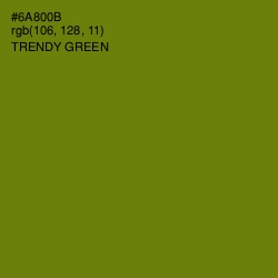 #6A800B - Trendy Green Color Image