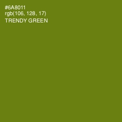 #6A8011 - Trendy Green Color Image
