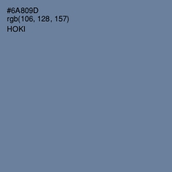 #6A809D - Hoki Color Image