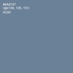 #6A8197 - Hoki Color Image