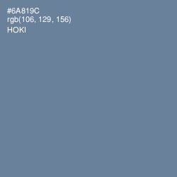 #6A819C - Hoki Color Image