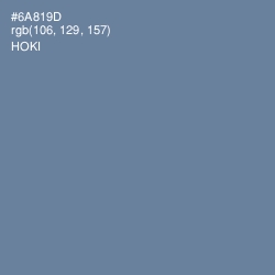 #6A819D - Hoki Color Image