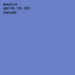 #6A81CA - Danube Color Image