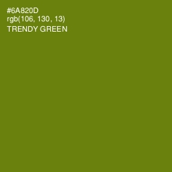 #6A820D - Trendy Green Color Image