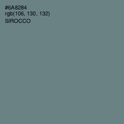 #6A8284 - Sirocco Color Image