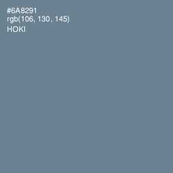 #6A8291 - Hoki Color Image