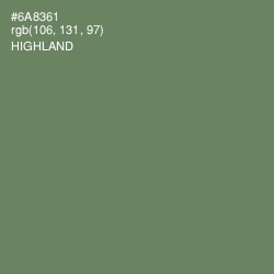 #6A8361 - Highland Color Image