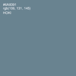 #6A8391 - Hoki Color Image