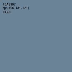 #6A8397 - Hoki Color Image