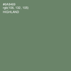#6A8469 - Highland Color Image