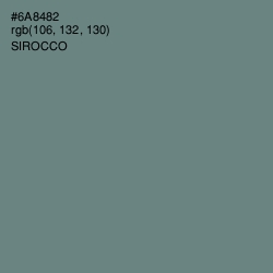 #6A8482 - Sirocco Color Image