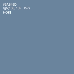 #6A849D - Hoki Color Image