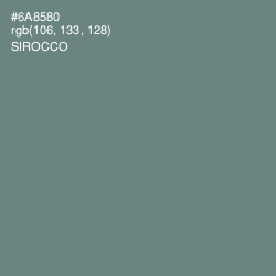 #6A8580 - Sirocco Color Image