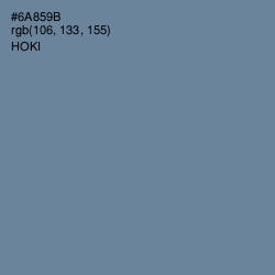 #6A859B - Hoki Color Image